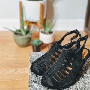 Euro Soft Black Heels